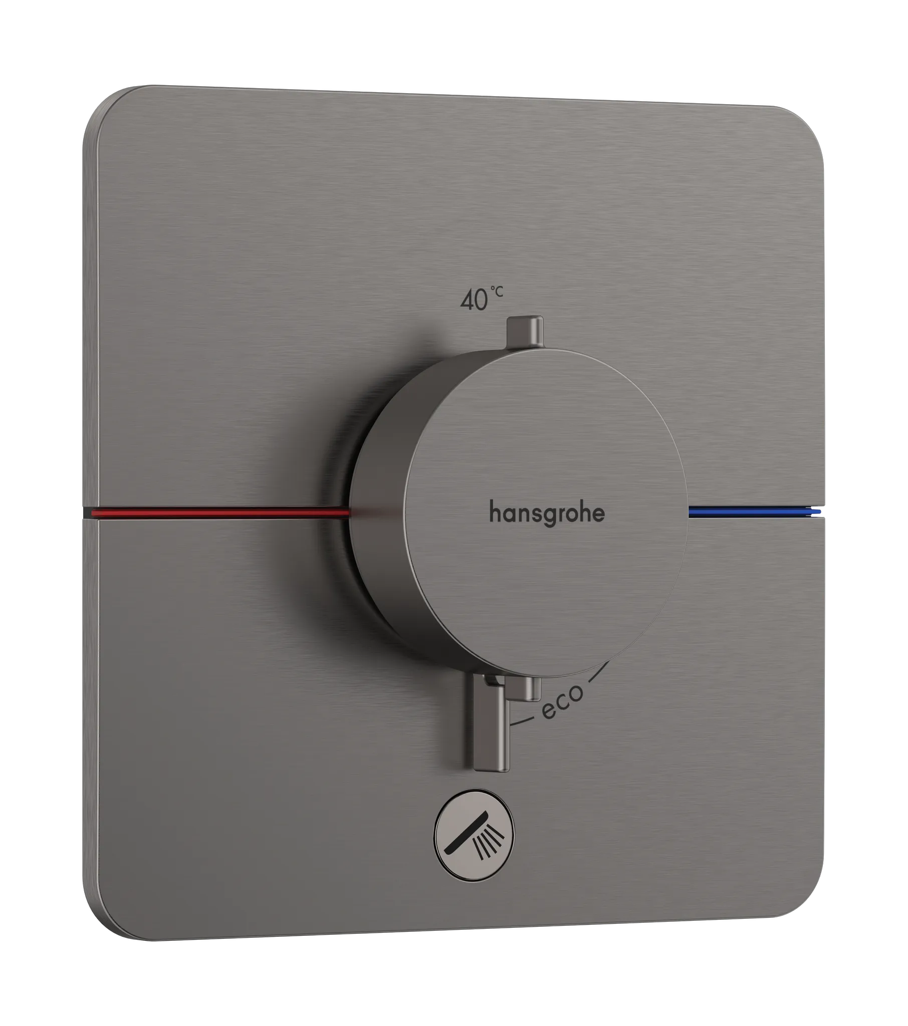 Hansgrohe ShowerSelect Comfort Q Thermostat Unterputz Brushed Black Chrome Hansgrohe ShowerSelect Comfort Q Thermostat Unterputz Brushed Black Chrome