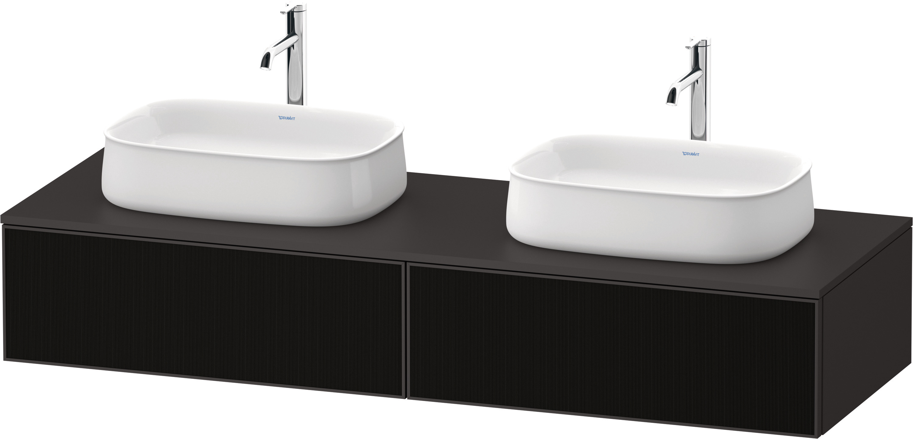 Duravit Waschtischunterschrank wandhängend „Zencha“ 160 × 28,1 × 55 cm