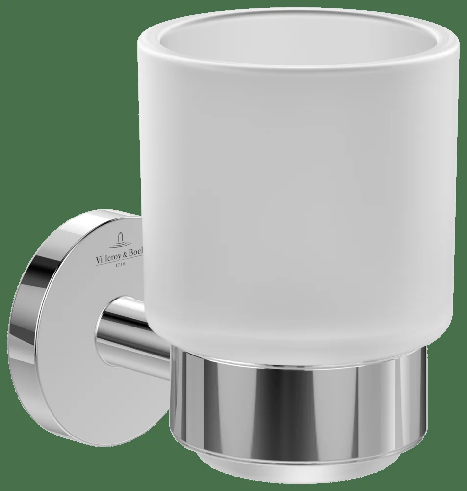 Villeroy & Boch Elements - Tender Glashalter TVA151018000, Chrom, 74x100x96mm