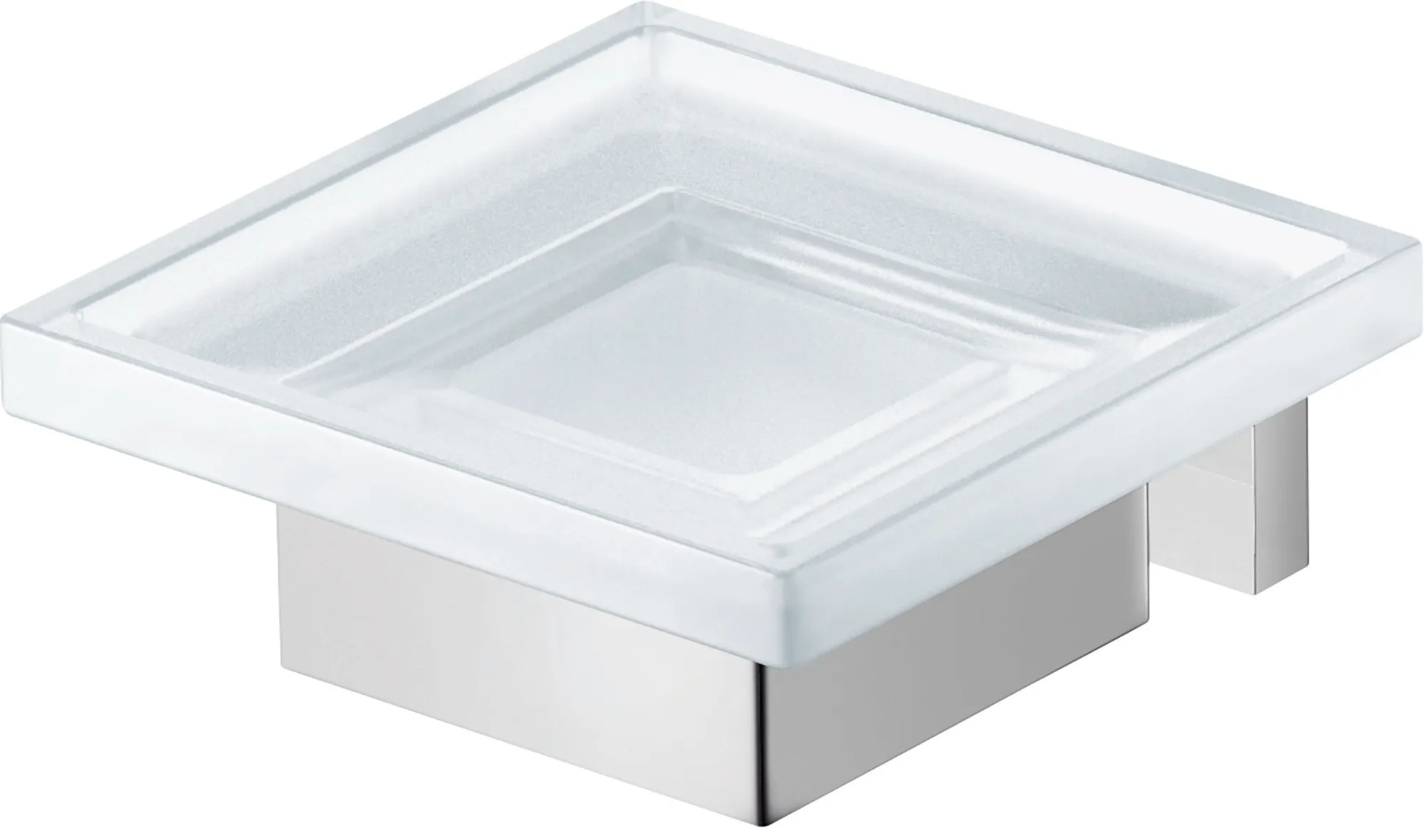 Duravit Seifenschale „Karree“, Befestigung sichtbar 12,2 × 5 × 11,5 cm Duravit Seifenschale „Karree“, Befestigung sichtbar 12,2 × 5 × 11,5 cm