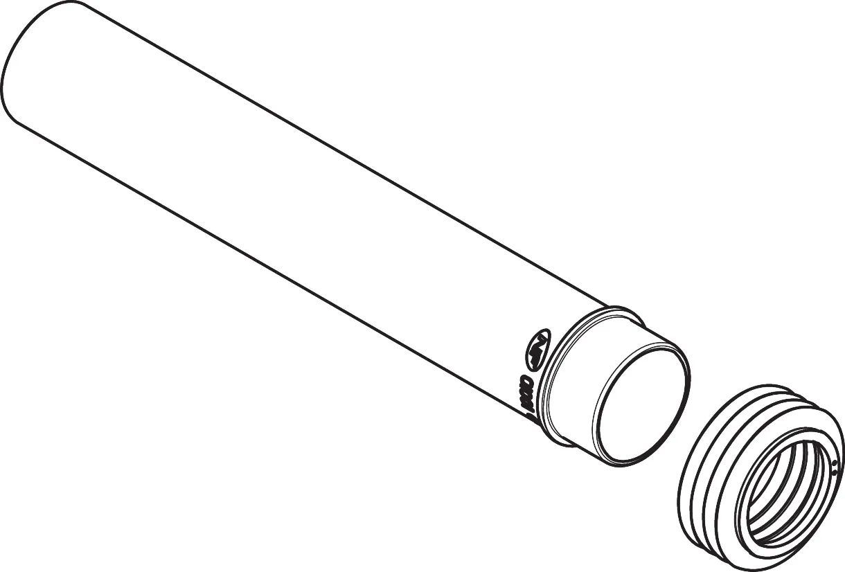 Hansgrohe Adapter 45x280 für Spülrohr Grundset iFrame
