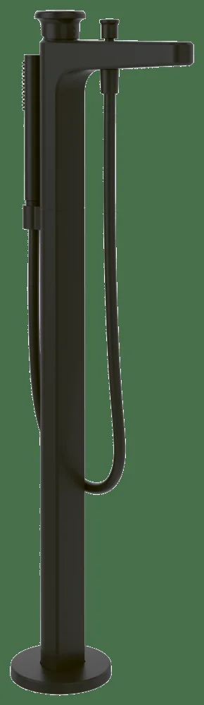 Villeroy & Boch Einhebel-Badewannenarmatur Vea, matt schwarz, 64x274x935 mm, mit AirPlus und SmartPressure, inkl. Stabhandbrause Villeroy & Boch Einhebel-Badewannenarmatur Vea, matt schwarz, 64x274x935 mm, mit AirPlus und SmartPressure, inkl. Stabhandbrause
