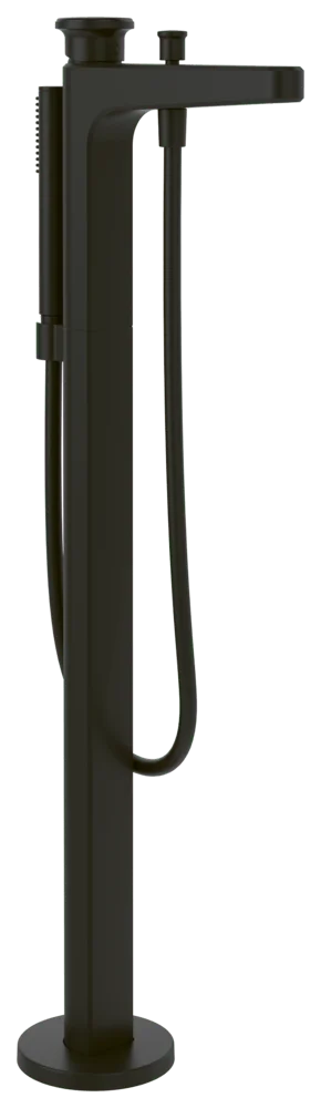 Villeroy & Boch Einhebel-Badewannenarmatur Vea, matt schwarz, 64x274x935 mm, mit AirPlus und SmartPressure, inkl. Stabhandbrause Villeroy & Boch Einhebel-Badewannenarmatur Vea, matt schwarz, 64x274x935 mm, mit AirPlus und SmartPressure, inkl. Stabhandbrause
