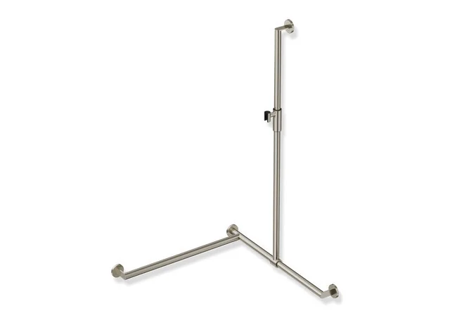 HEWI Duschhandlauf System 900 PG93, links, 1250x765mm, Edelstahl, PVD, nickel gebü. HEWI Duschhandlauf System 900 PG93, links, 1250x765mm, Edelstahl, PVD, nickel gebü.