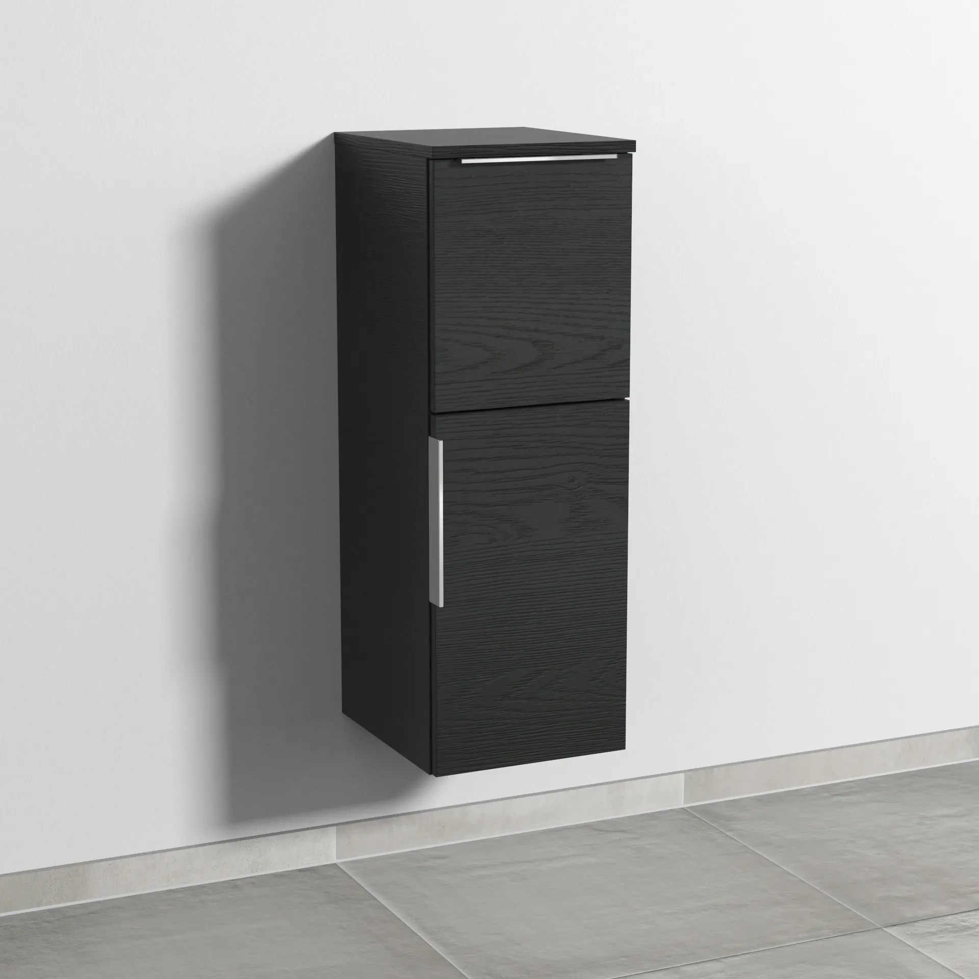 Sanipa Mittelschrank „3way“ 300 × 850 × 345 mm Anschlag rechts, in Black Oak, Anschlag rechts