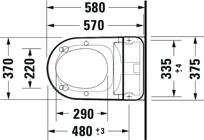 Kompakt Dusch-WC „SensoWash D-Neo“ 37,8 × 40,5 cm rimless, Weiß, HygieneGlaze