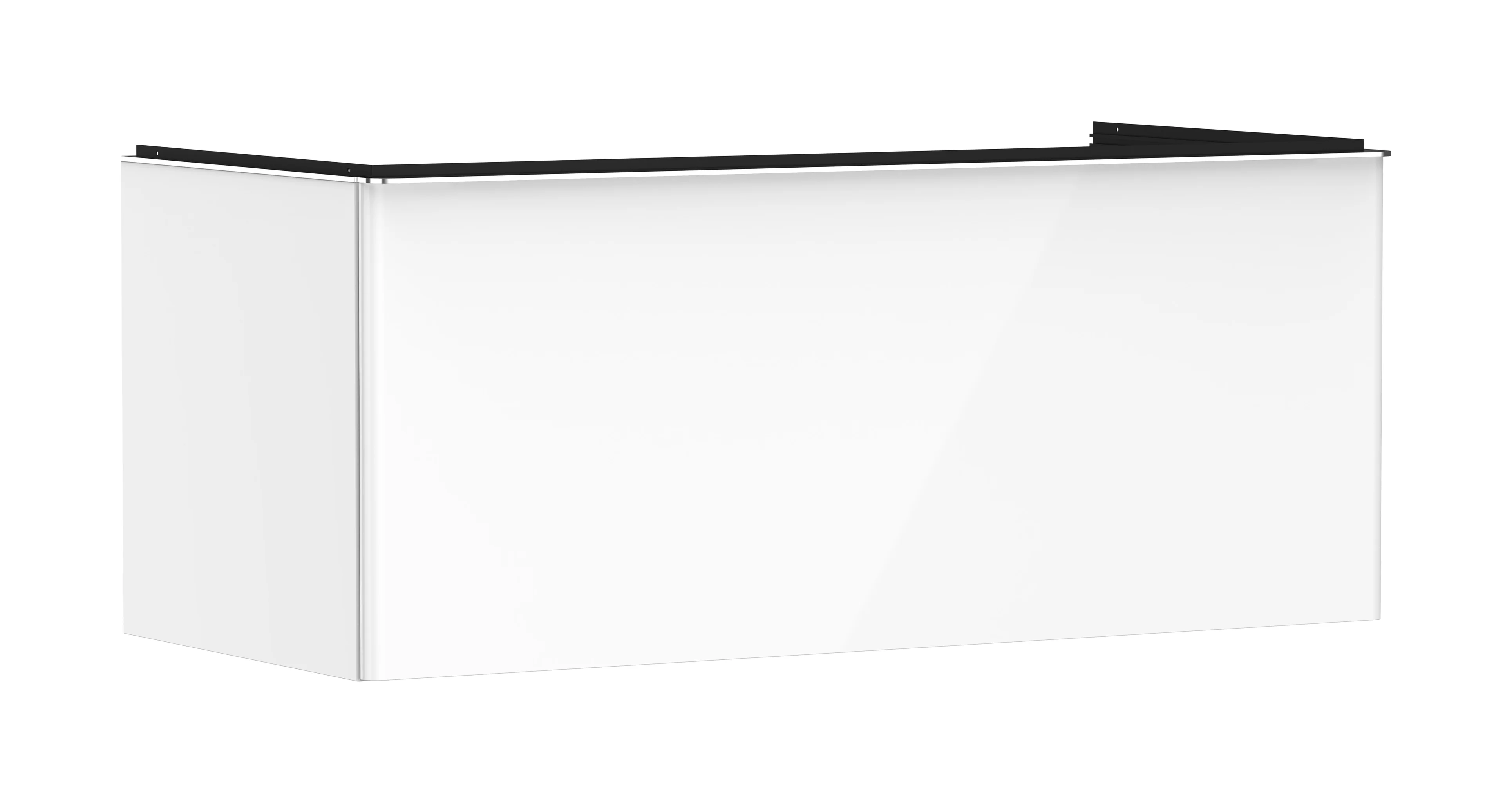 Hansgrohe Xelu Q Waschtischunterschrank Weiß Hochglanz 1180x540 mm mit 1 Schubkasten für Konsole Hansgrohe Xelu Q Waschtischunterschrank Weiß Hochglanz 1180x540 mm mit 1 Schubkasten für Konsole