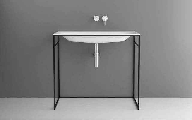 Freistehender Waschtisch „BetteLux Shape“ 60 × 49,5 × 12 cm in Weiß Freistehender Waschtisch „BetteLux Shape“ 60 × 49,5 × 12 cm in Weiß