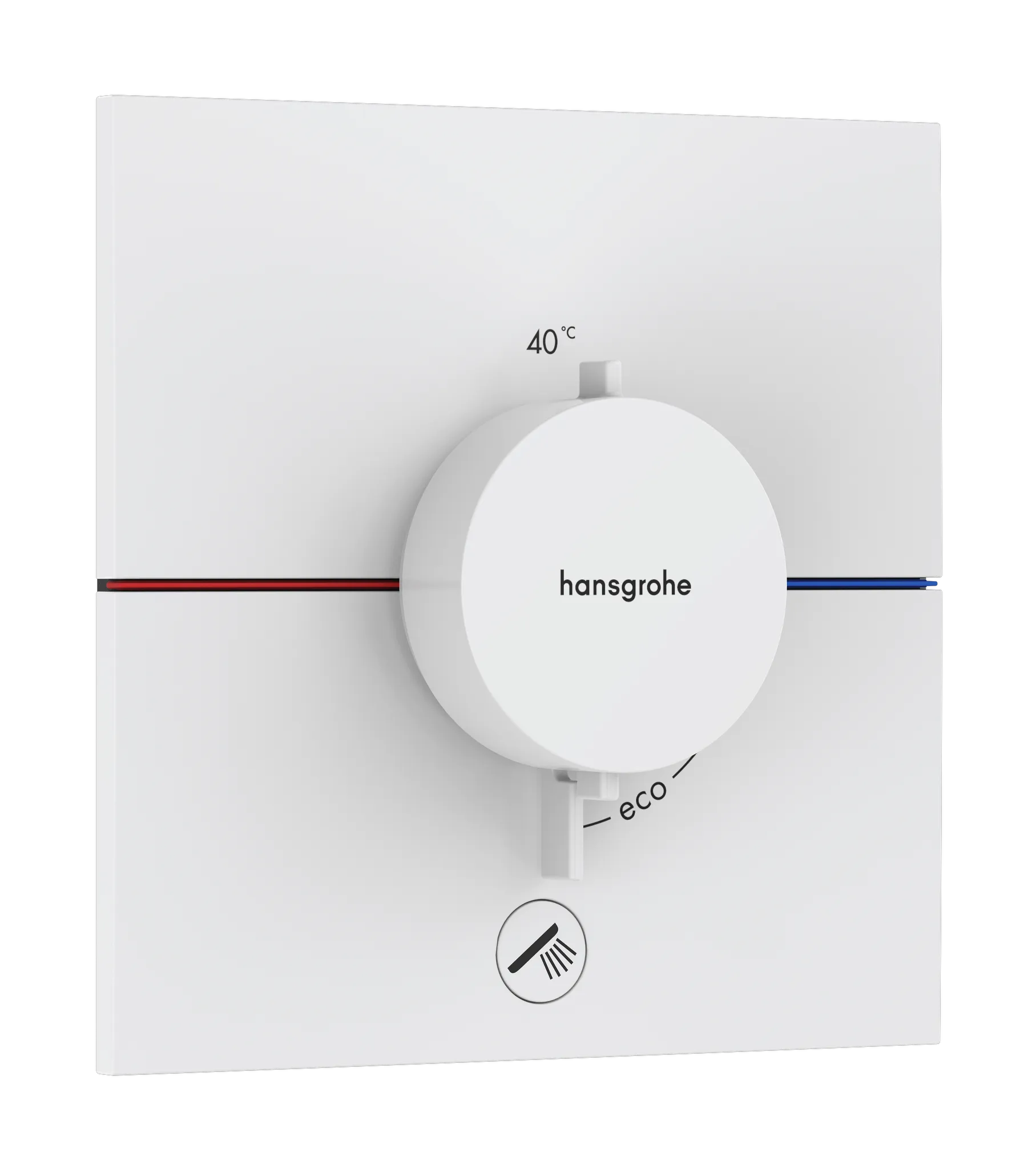 Hansgrohe ShowerSelect Comfort E Thermostat Unterputz für 1 Verbraucher und einen zusätzlichen Abgang, Mattweiß Hansgrohe ShowerSelect Comfort E Thermostat Unterputz für 1 Verbraucher und einen zusätzlichen Abgang, Mattweiß
