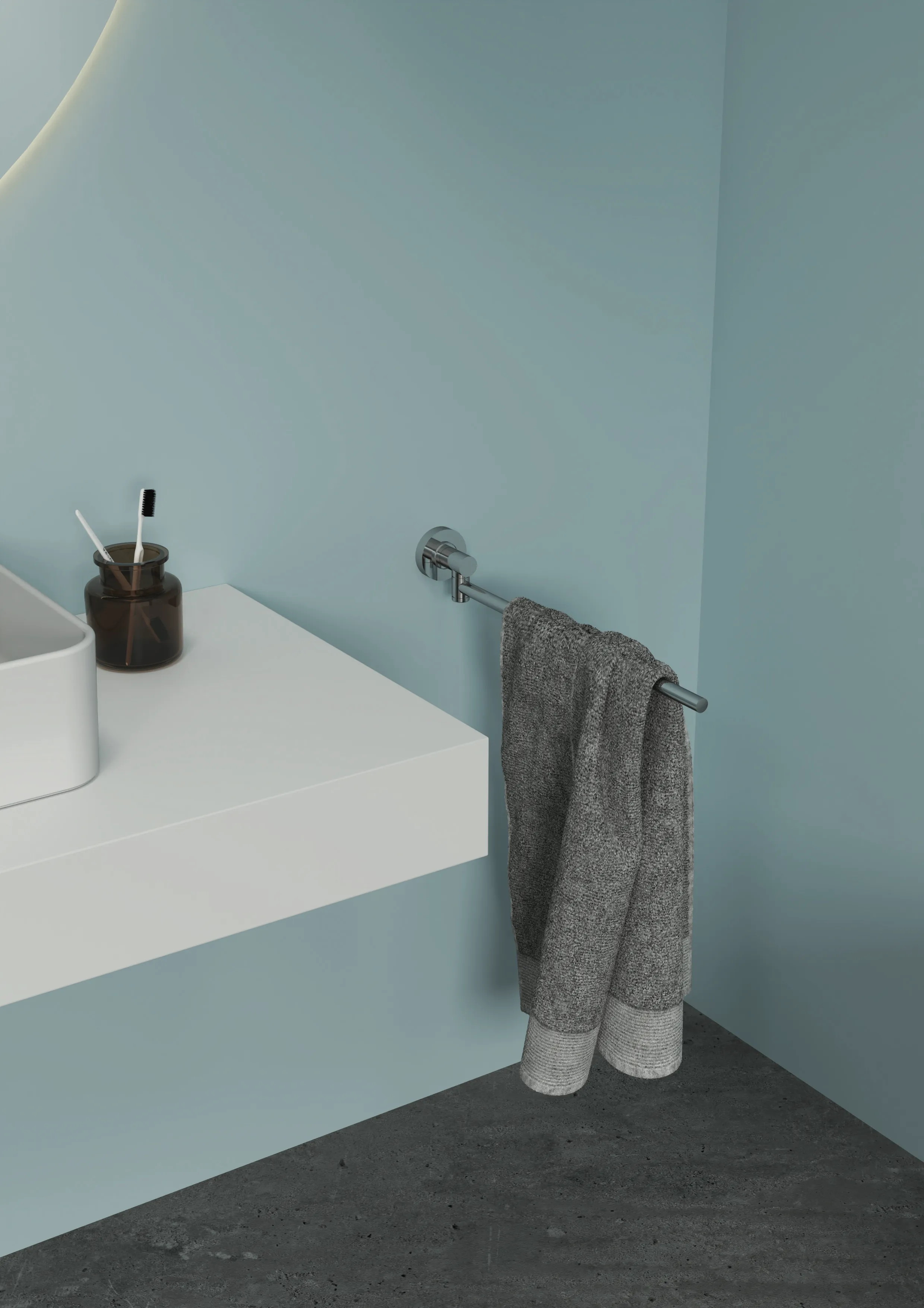 Ideal Standard Handtuchstange 371mm Chrom, IOM Ideal Standard Handtuchstange 371mm Chrom, IOM