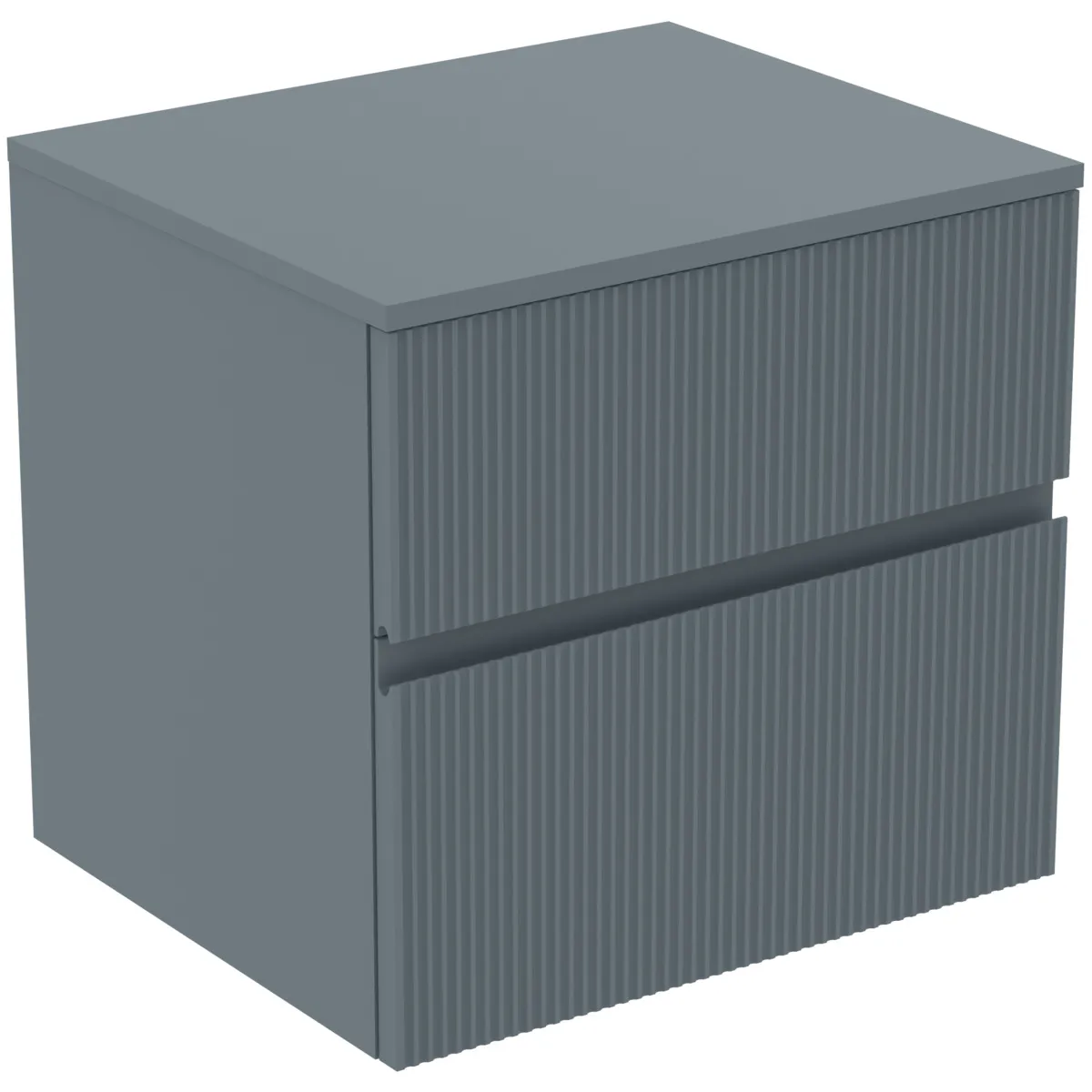 Ideal Standard Waschtischunterschrank „Finesse“ 60,2 × 55,8 × 50,5 cm Aschblau matt