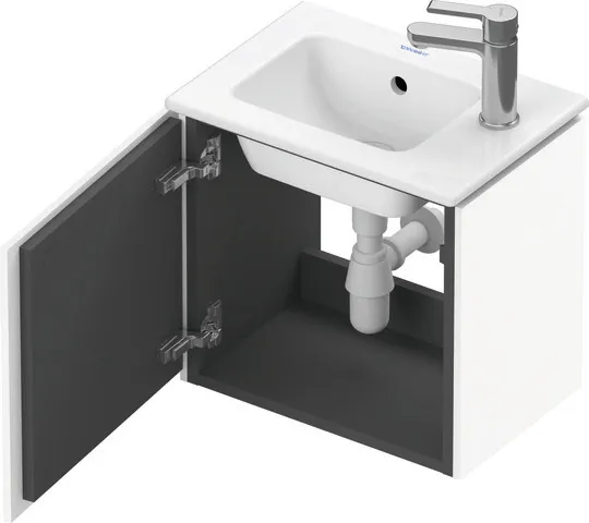 Duravit Waschtischunterschrank wandhängend „L-Cube“ 42 × 40 × 29,4 cm Weiß Matt Duravit Waschtischunterschrank wandhängend „L-Cube“ 42 × 40 × 29,4 cm Weiß Matt