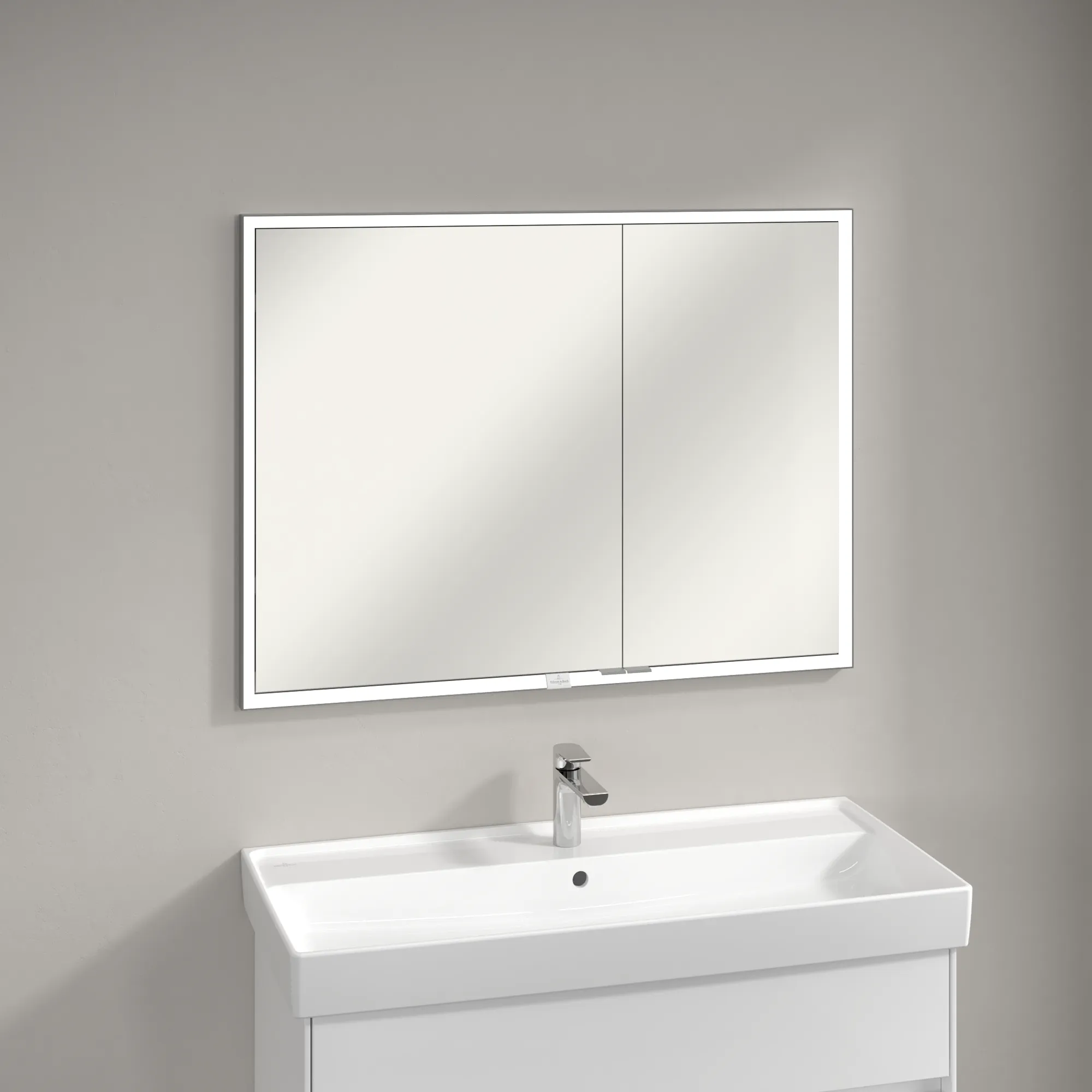 Villeroy & Boch Einbau-Spiegelschrank „My View Now“ 1000 × 750 × 168 mm in White Matt