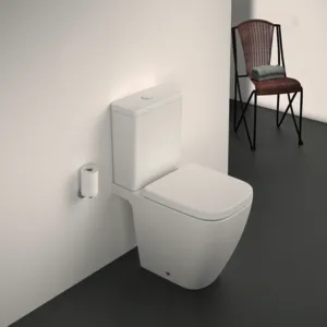 Stand-WC-Kombi i.life A Randlos 360x605x790mm Weiß