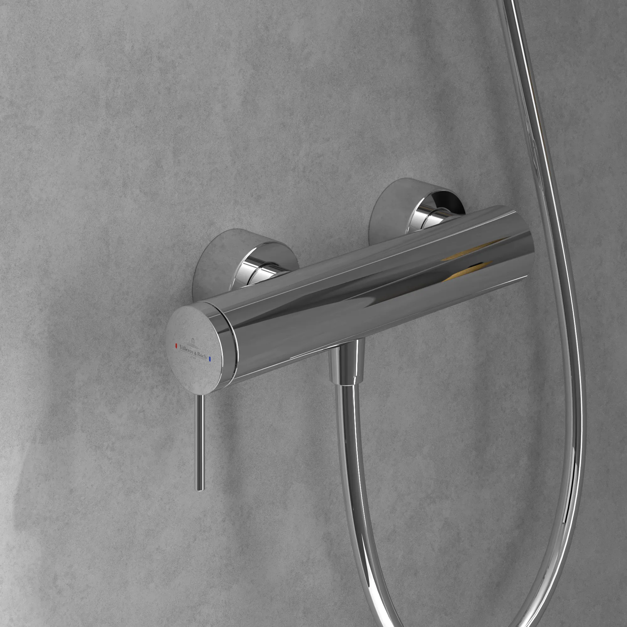 Einhand-Duscharmatur „Loop & Friends“ 9,6 cm in Chrom Einhand-Duscharmatur „Loop & Friends“ 9,6 cm in Chrom