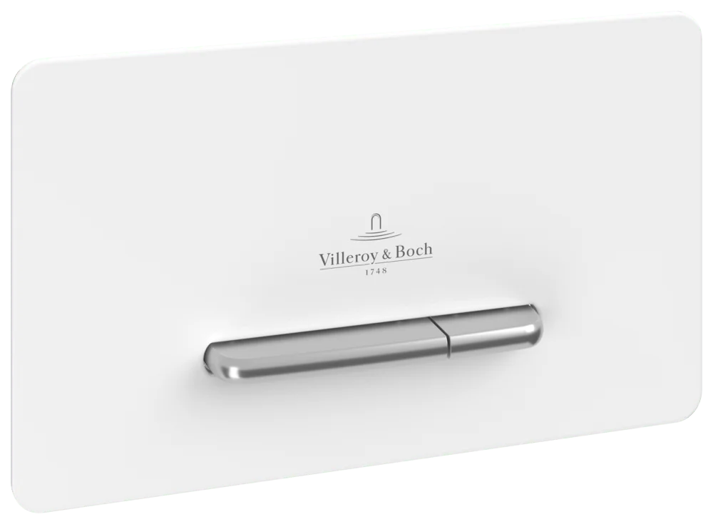 Villeroy & Boch WC-Betätigungsplatte Supreo, ViConnect Installationssysteme, eckig, Glas, Glass Glossy White, 153 x 260 x 117 mm Villeroy & Boch WC-Betätigungsplatte Supreo, ViConnect Installationssysteme, eckig, Glas, Glass Glossy White, 153 x 260 x 117 mm