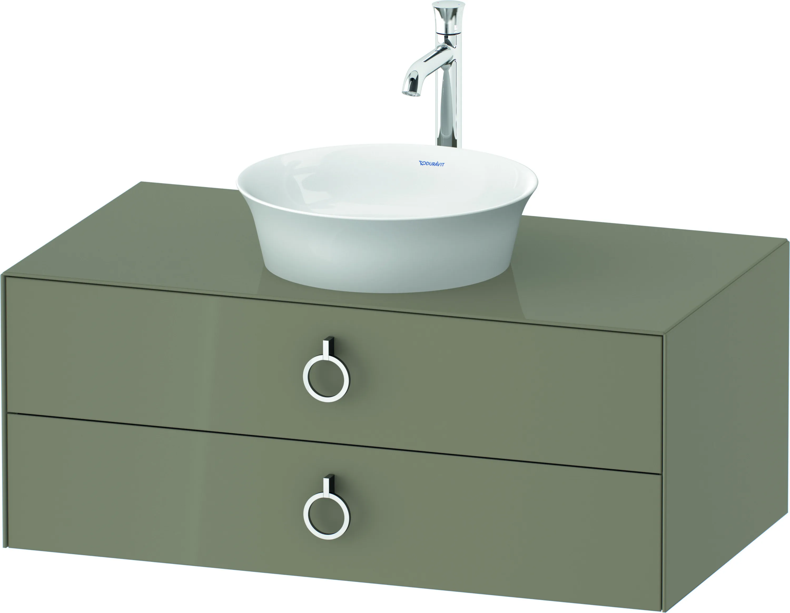 Duravit Waschtischunterschrank „White Tulip“, mit Beleuchtung