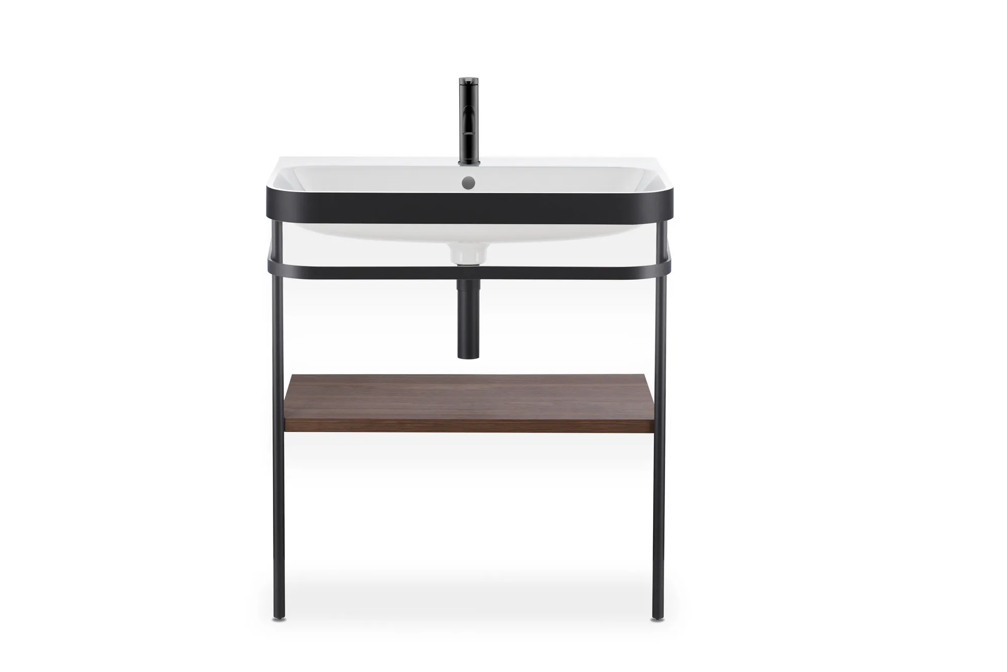 Einhand-Waschtischarmatur „Serie C.1“ Ausladung 113 mm in Schwarz (matt) Einhand-Waschtischarmatur „Serie C.1“ Ausladung 113 mm in Schwarz (matt)