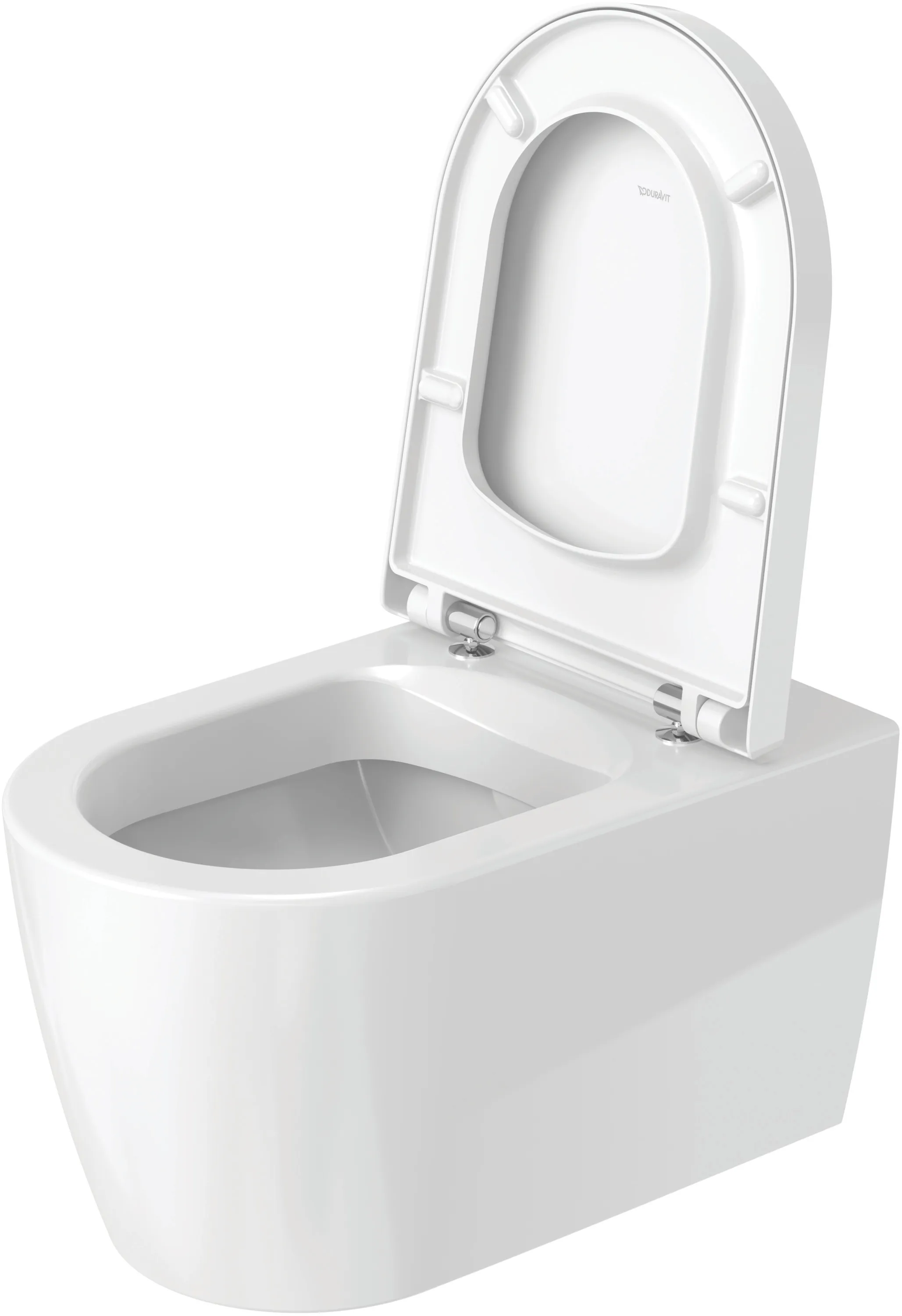 Duravit WC-Sitz „ME by Starck“ 37,4 × 45,8 × 5,6 cm in Weiß Hochglanz, Scharniere Edelstahl Duravit WC-Sitz „ME by Starck“ 37,4 × 45,8 × 5,6 cm in Weiß Hochglanz, Scharniere Edelstahl