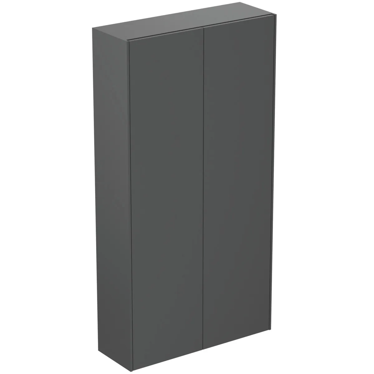 Ideal Standard Halbhochschrank Conca, 2 Flügeltüren, links/rechts, 720x250x1400mm, Anthrazit