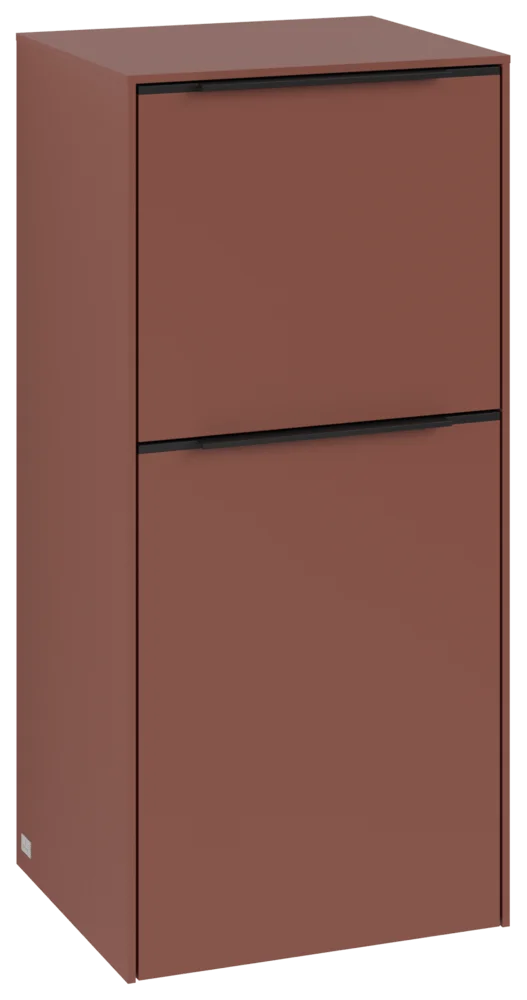 Villeroy & Boch Subway 3.0 Seitenschrank C59401, 400 x 860 x 362 mm, Anschlag links, Wine Red