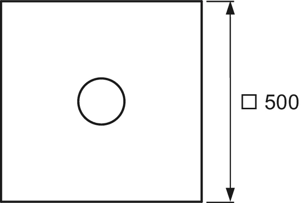 drainpoint S Dichtfolienzuschnitt EPDM für Klemmflanschverbindungen drainpoint S Dichtfolienzuschnitt EPDM für Klemmflanschverbindungen