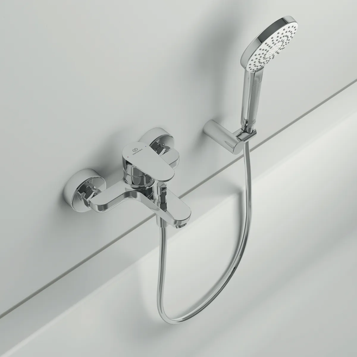 Handbrause-Set Idealrain Evo, 3-Funktionshandbrause Durchmesser:110mm, Chrom Handbrause-Set Idealrain Evo, 3-Funktionshandbrause Durchmesser:110mm, Chrom