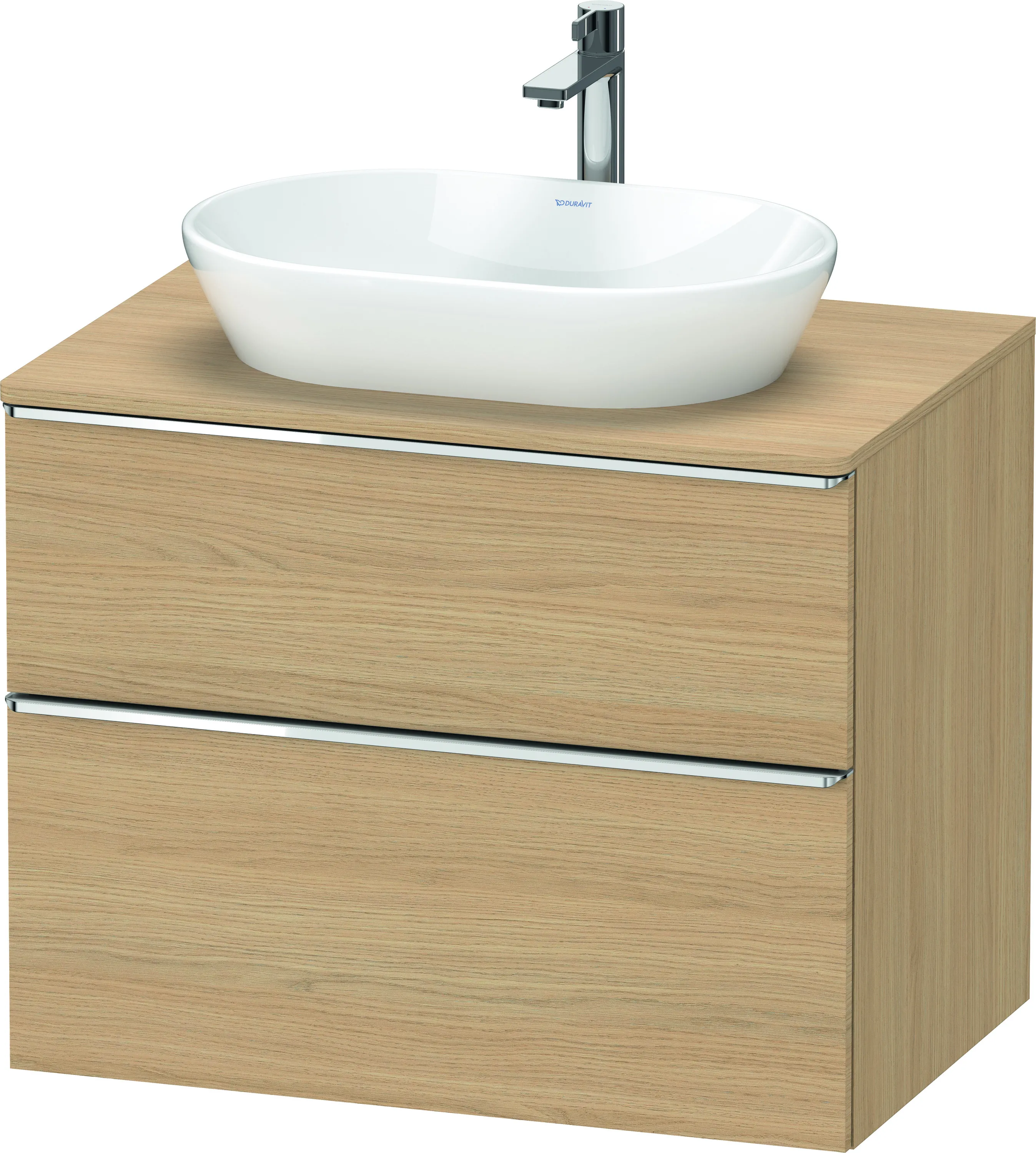 Duravit Waschtischunterschrank wandhängend „D-Neo“ 80 × 66,4 × 55 cm Eiche Natur Duravit Waschtischunterschrank wandhängend „D-Neo“ 80 × 66,4 × 55 cm Eiche Natur
