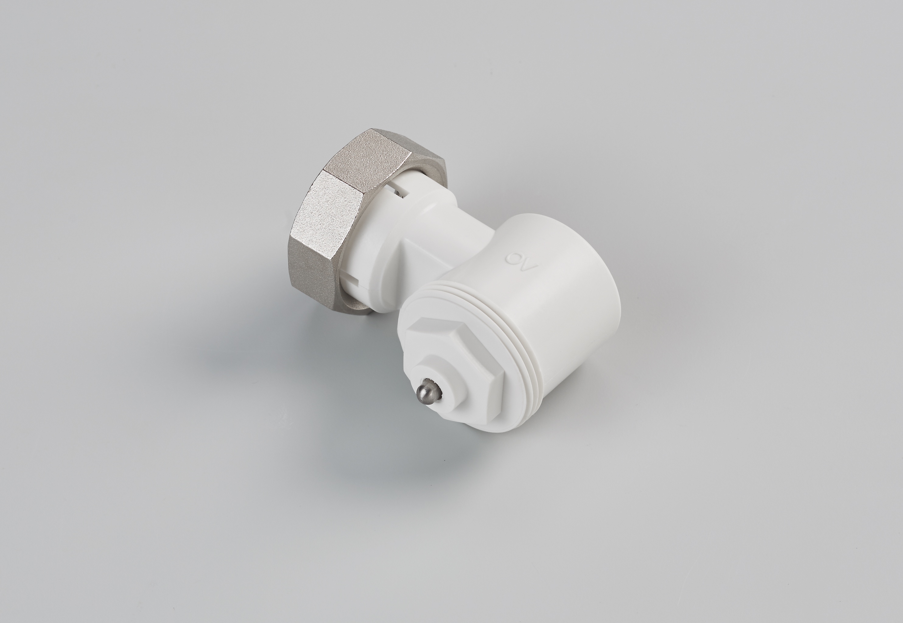 Zehnder Winkeladapter für Thermostat M30 × 1,5 in weiß