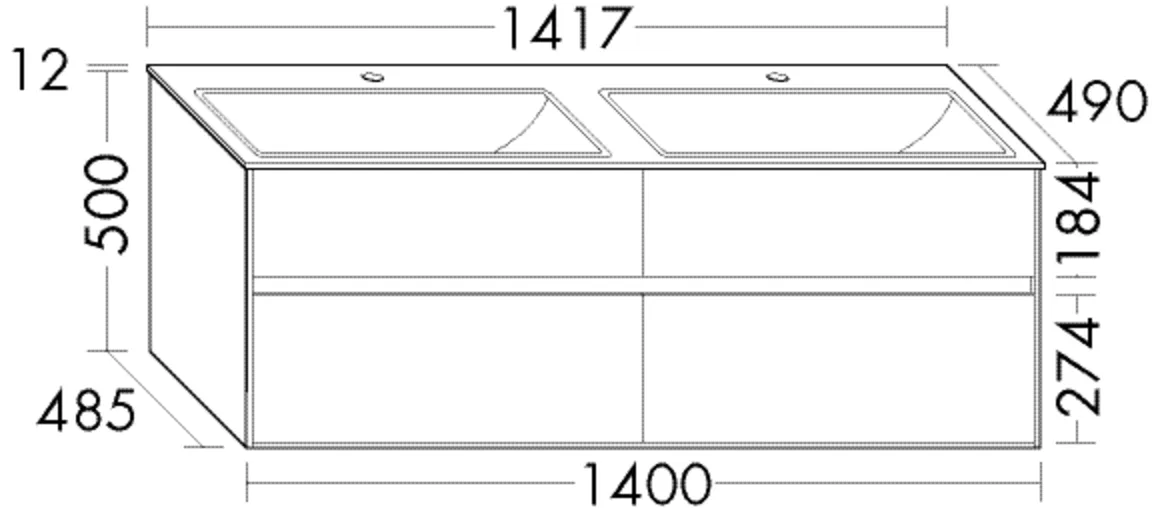 burgbad Badmöbelset „rc40Solitaire“ in Dunkelgrau Hochglanz burgbad Badmöbelset „rc40Solitaire“ in Dunkelgrau Hochglanz