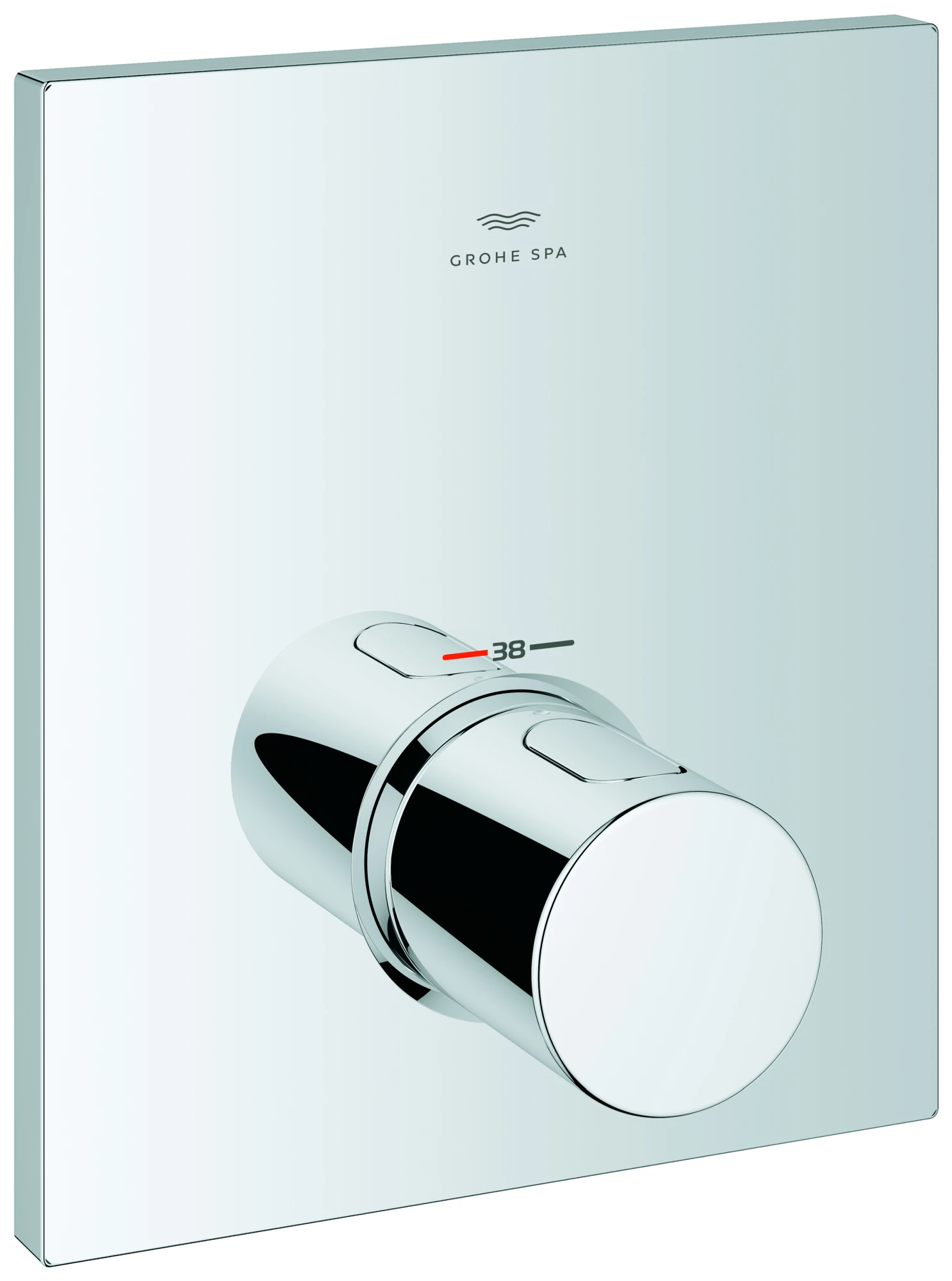 Thermostat-Zentralbatterie Grohtherm F 27619, Fertigmontageset für Rapido T, chrom