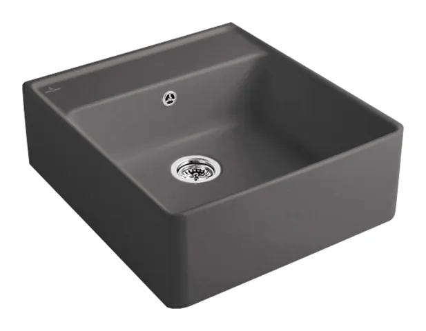 Villeroy & Boch Küchenspülbecken „Spülstein“ 595 × 630 × 220 mm in Graphite