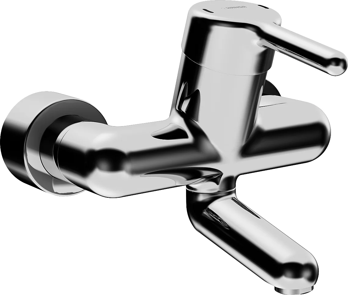 HansaMEDIPRO Einhebelmischer Waschtischbatterie HansaMEDIPRO 0253 Ausladung 171 mm DN15 Chrom