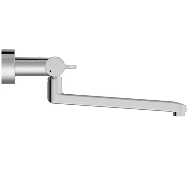 Ideal Standard Ceraplus Safe Wand-Waschtischthermostat Chrom, Ausladung 380 mm, thermische Desinfektion und absperrbare S-Anschlüsse