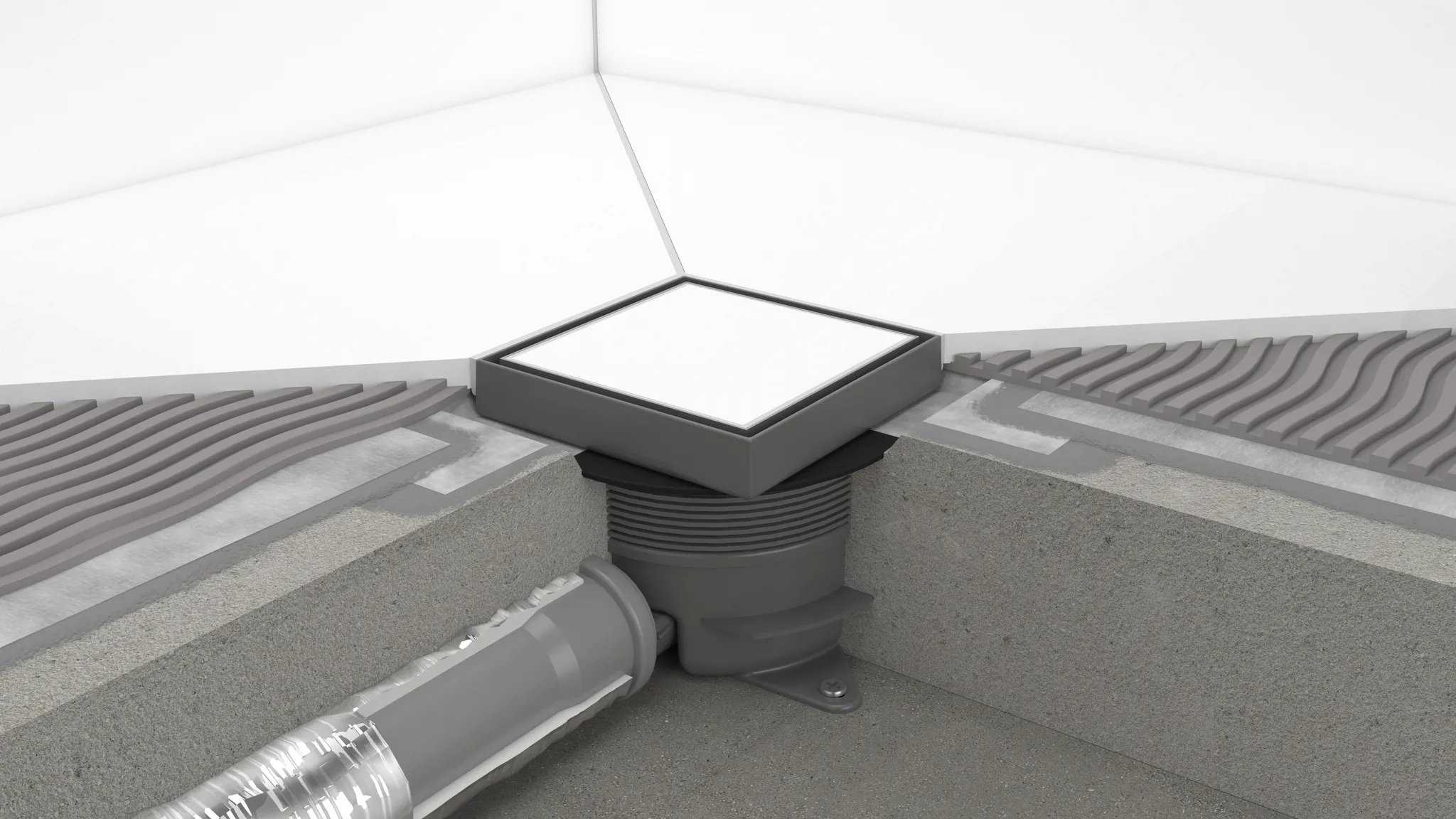 Hansgrohe RainDrain Spot Plus Komplettset Punkтабaufl Hansgrohe RainDrain Spot Plus Komplettset Punkтабaufl