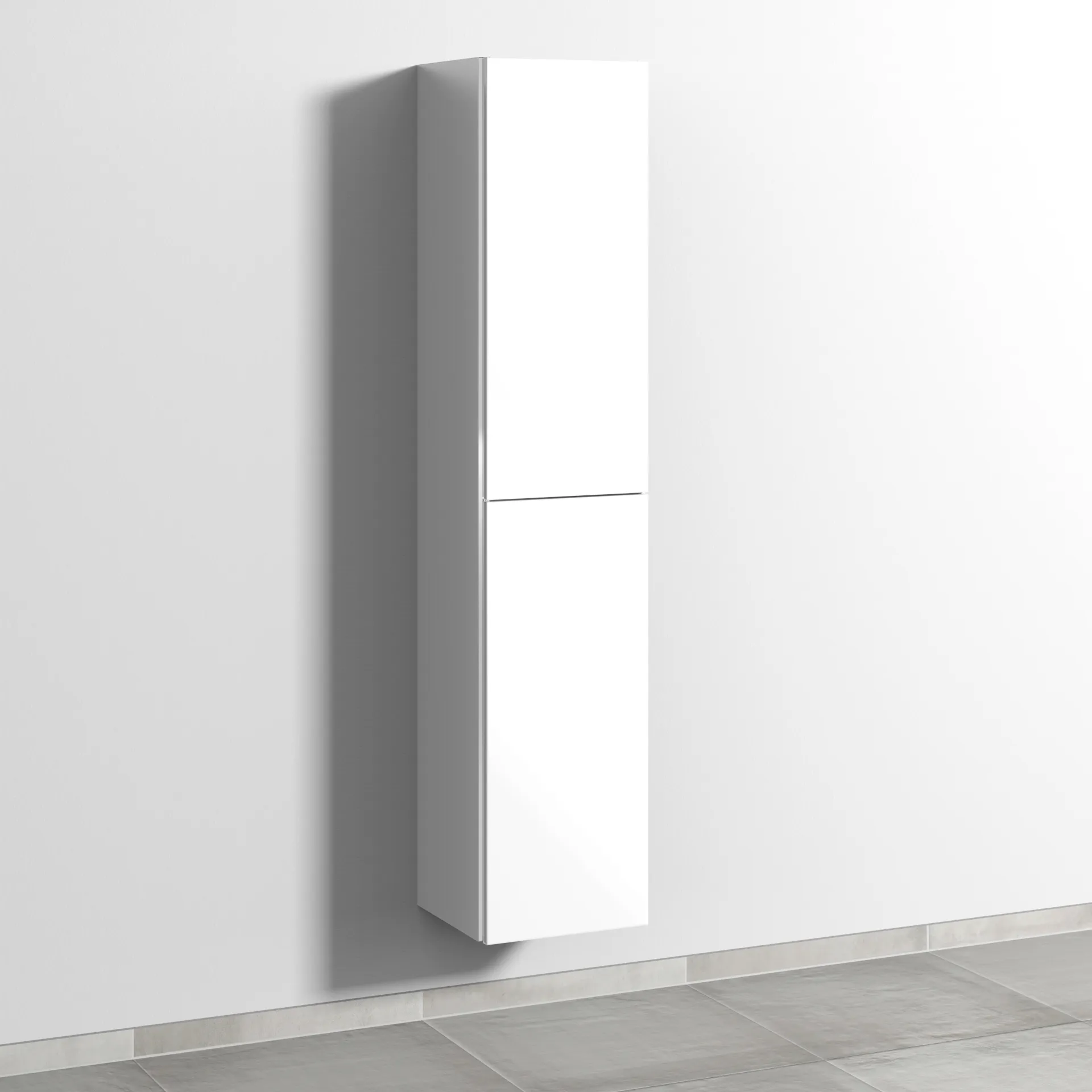 Sanipa Hochschrank „3way“ 350 × 1700 × 345 mm Anschlag rechts, in Weiß (glanz), Anschlag rechts