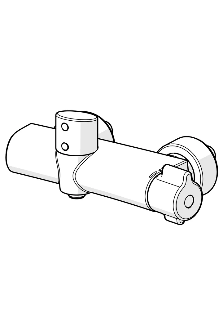 Brausebatt. HansaCLINICA 0886 6 V, Bluetooth chr Brausebatt. HansaCLINICA 0886 6 V, Bluetooth chr