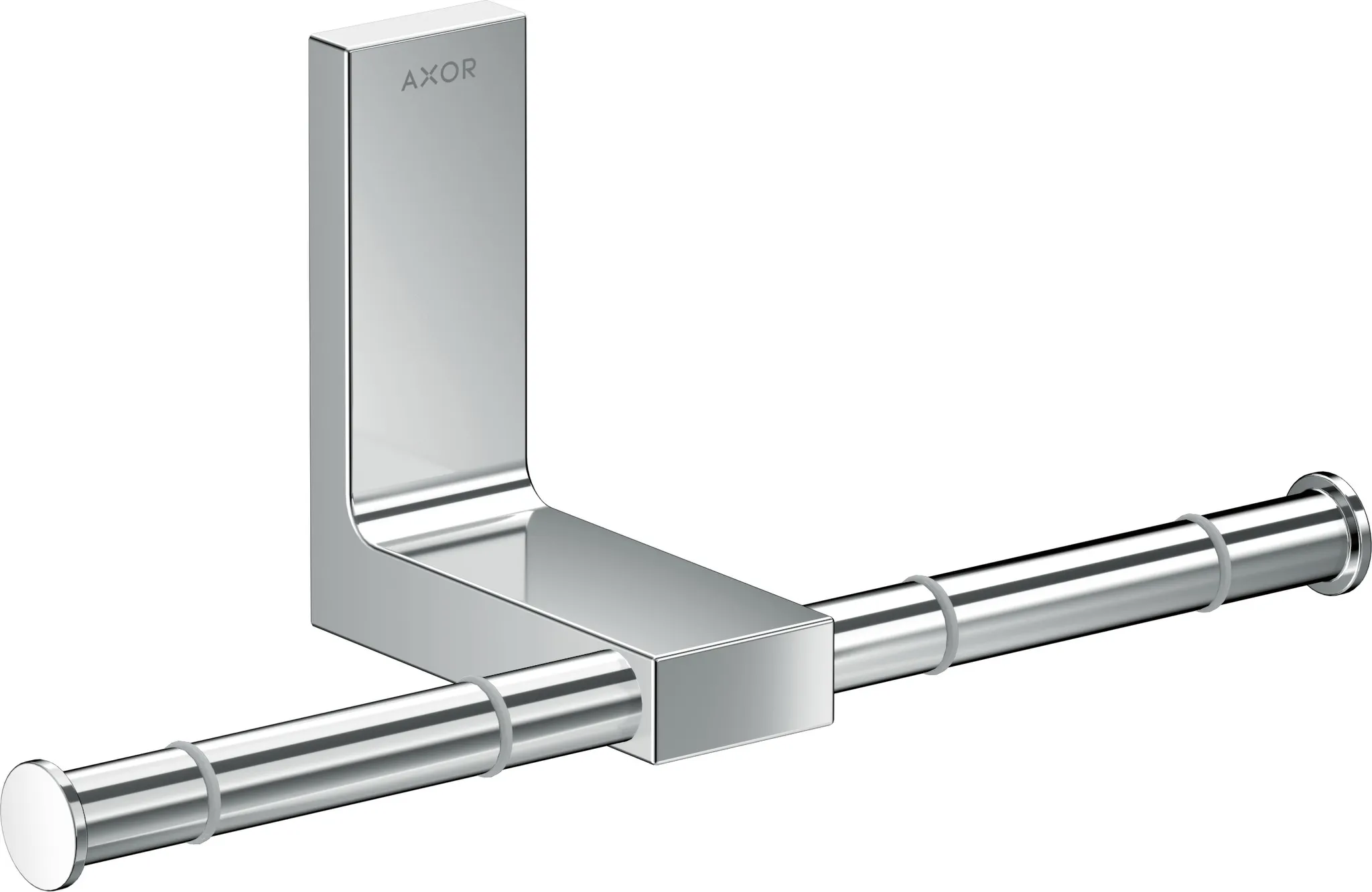 AXOR Universal Rectangular Toilettenpapierhalter doppelt Chrom
