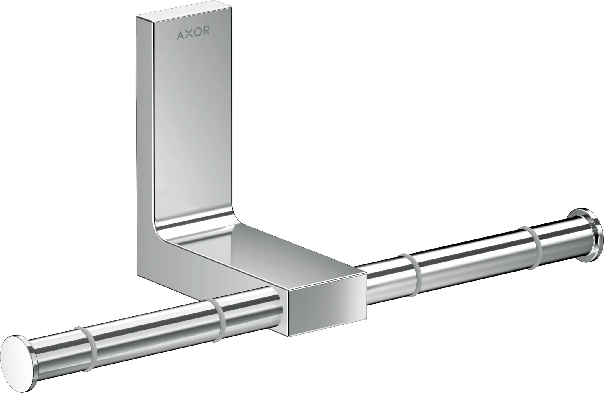 Hansgrohe AXOR Universal Rectangular Toilettenpapierhalter doppelt, Chrom Hansgrohe AXOR Universal Rectangular Toilettenpapierhalter doppelt, Chrom