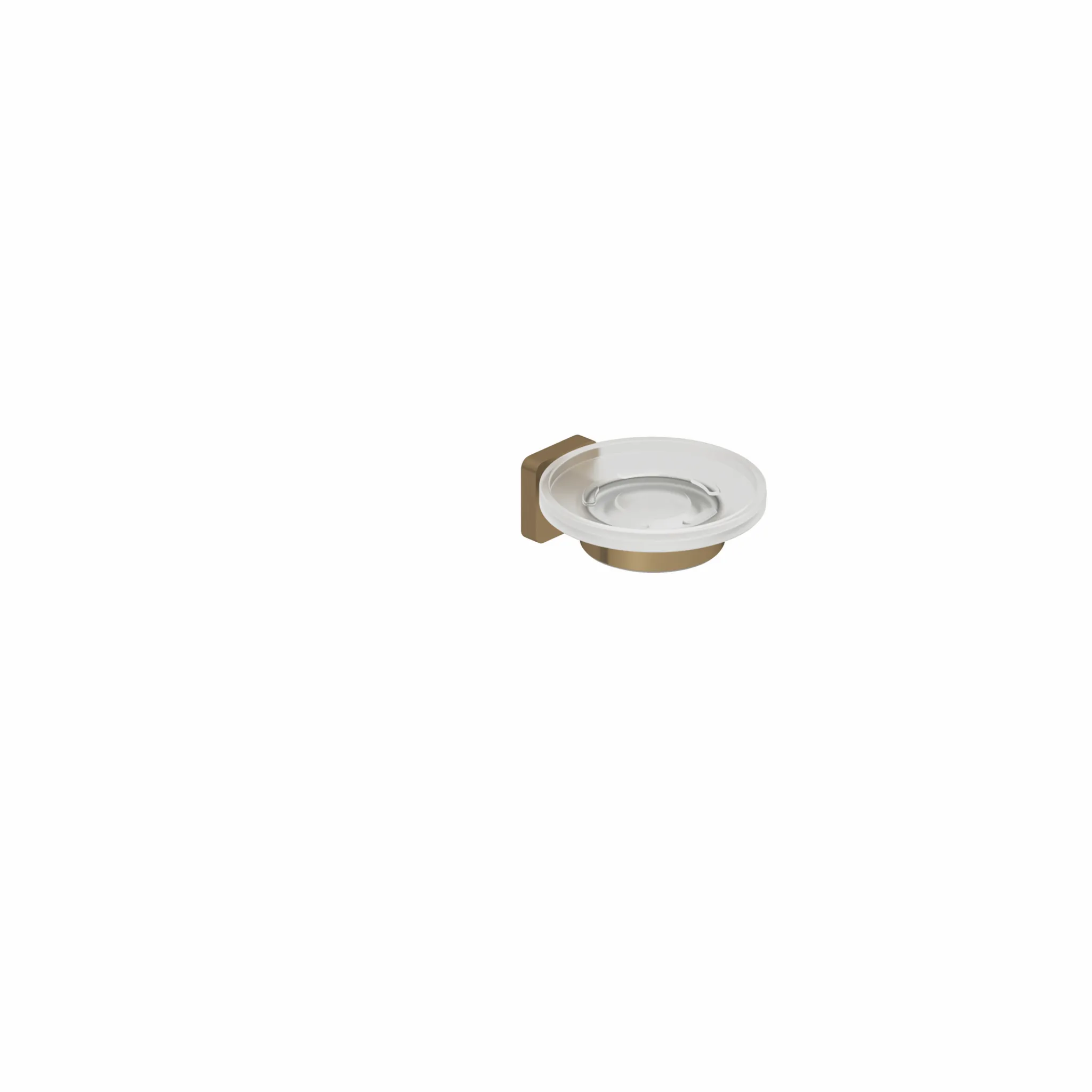 Kludi-VELA S Seifenschale Brushed Bronze - feststehend, Wandmontage mit Schrauben oder Klebe-Set, transparent Kludi-VELA S Seifenschale Brushed Bronze - feststehend, Wandmontage mit Schrauben oder Klebe-Set, transparent