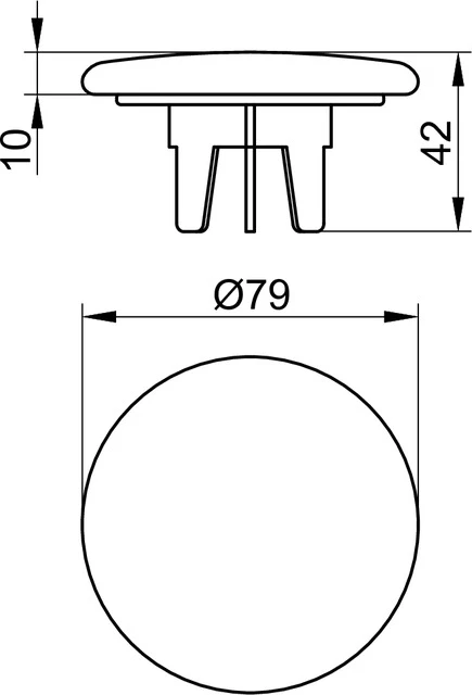 KEUCO Keramik-Ventilabdeckung für Schaftventil D: 80 mm schiefergrau KEUCO Keramik-Ventilabdeckung für Schaftventil D: 80 mm schiefergrau
