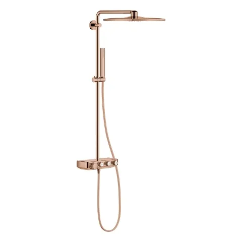 Grohe Duschsystem Euphoria SmartControl System 310 Cube Duo Aufputz in warm sunset Grohe Duschsystem Euphoria SmartControl System 310 Cube Duo Aufputz in warm sunset