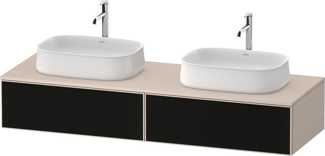 Duravit Waschtischunterschrank wandhängend „Zencha“ 160 × 28,1 × 55 cm