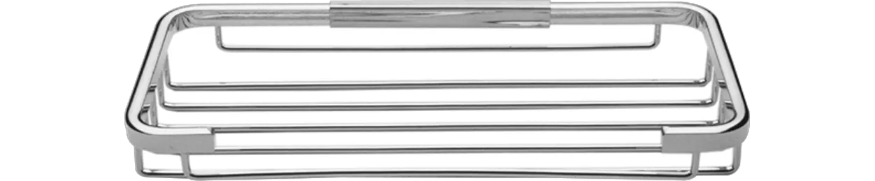 ASW Seifenkorb Chrom Offen, 200mm x 100mm