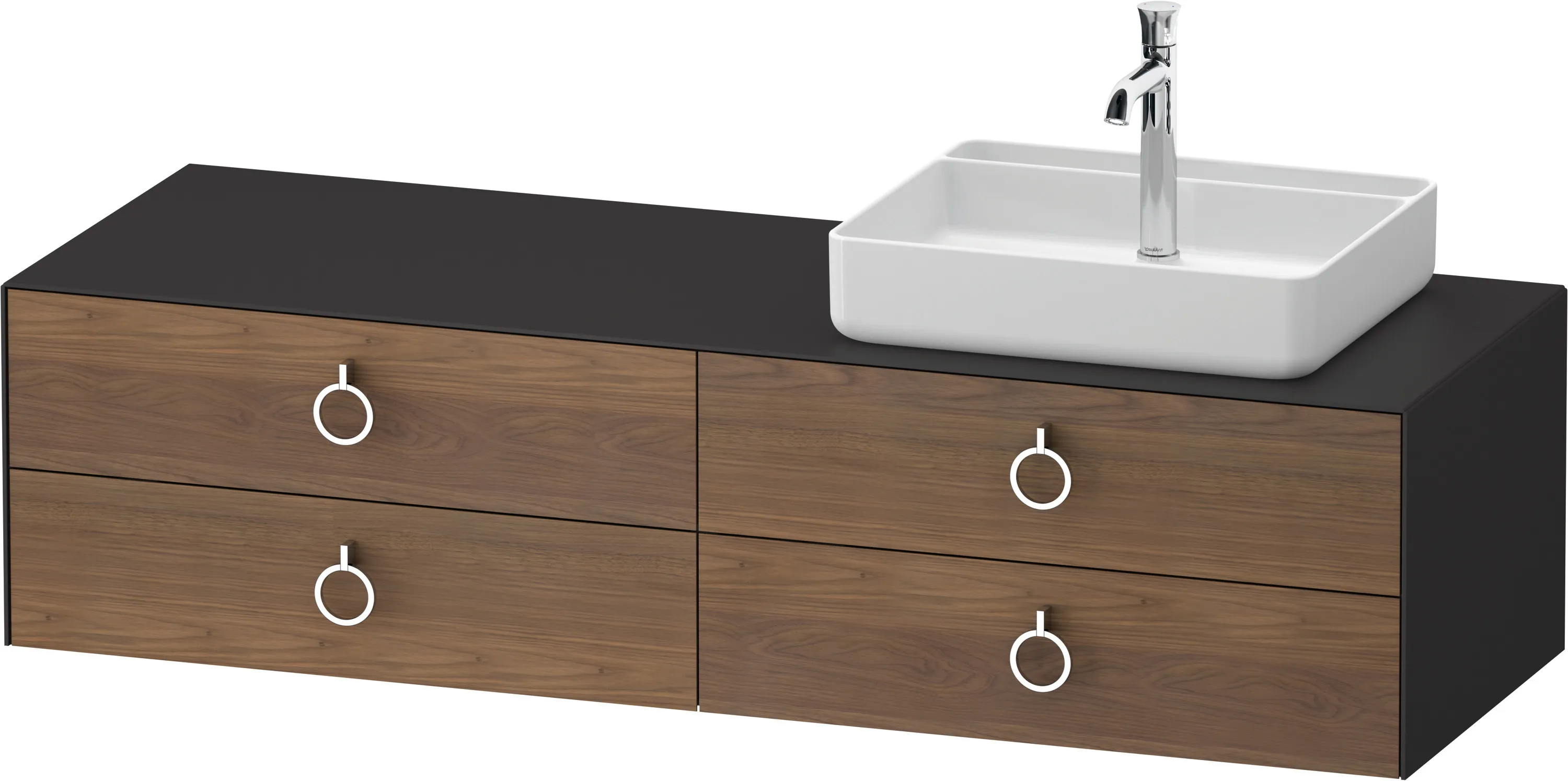 Duravit Waschtischunterschrank „White Tulip“, mit Beleuchtung