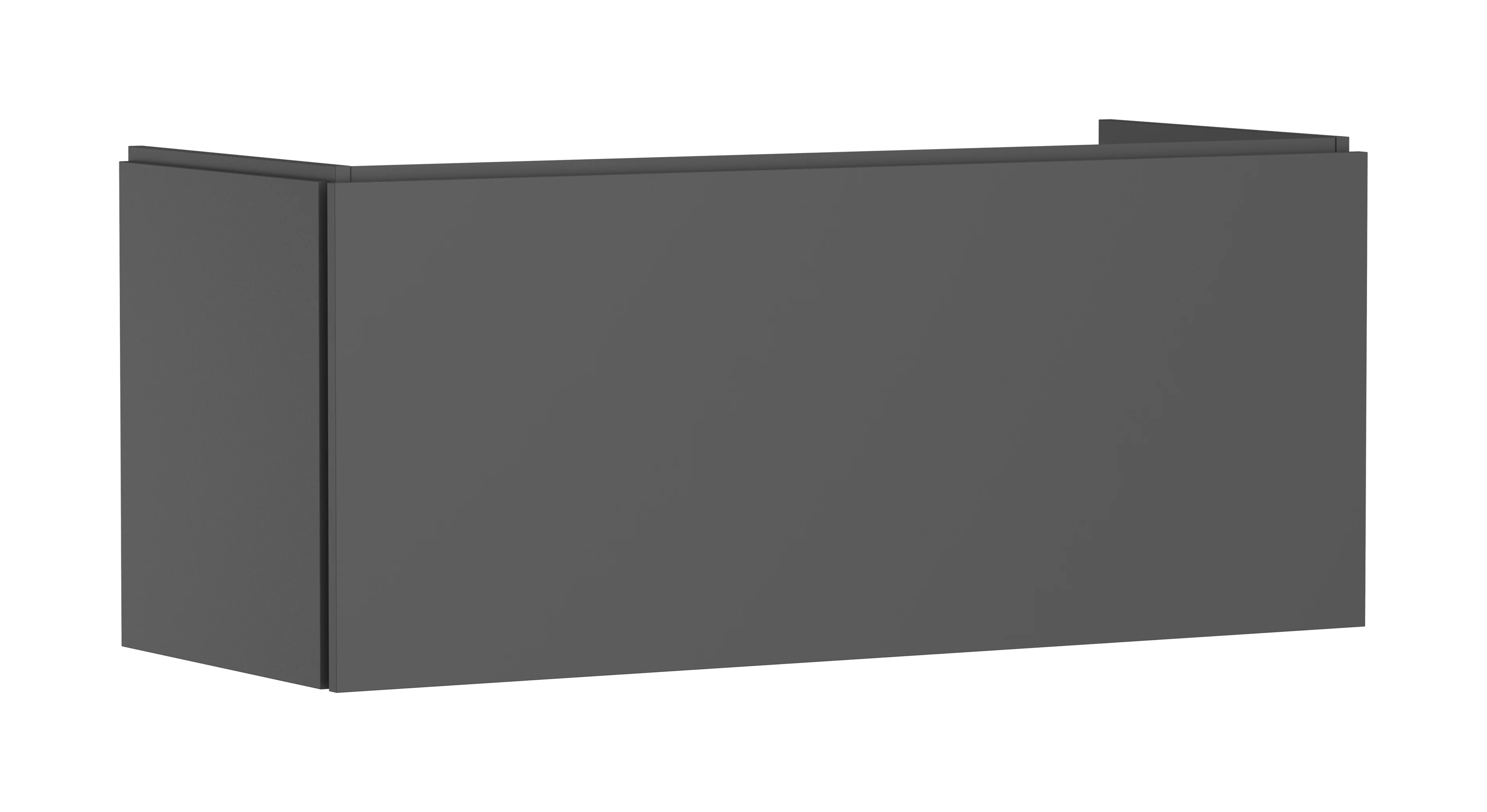 Hansgrohe Waschtischunterschrank Xilesa E, Schiefergrau Matt, 1.180 x 470 mm, 1 Schubkasten, Vollauszug, SoftClose, vormontiert Hansgrohe Waschtischunterschrank Xilesa E, Schiefergrau Matt, 1.180 x 470 mm, 1 Schubkasten, Vollauszug, SoftClose, vormontiert