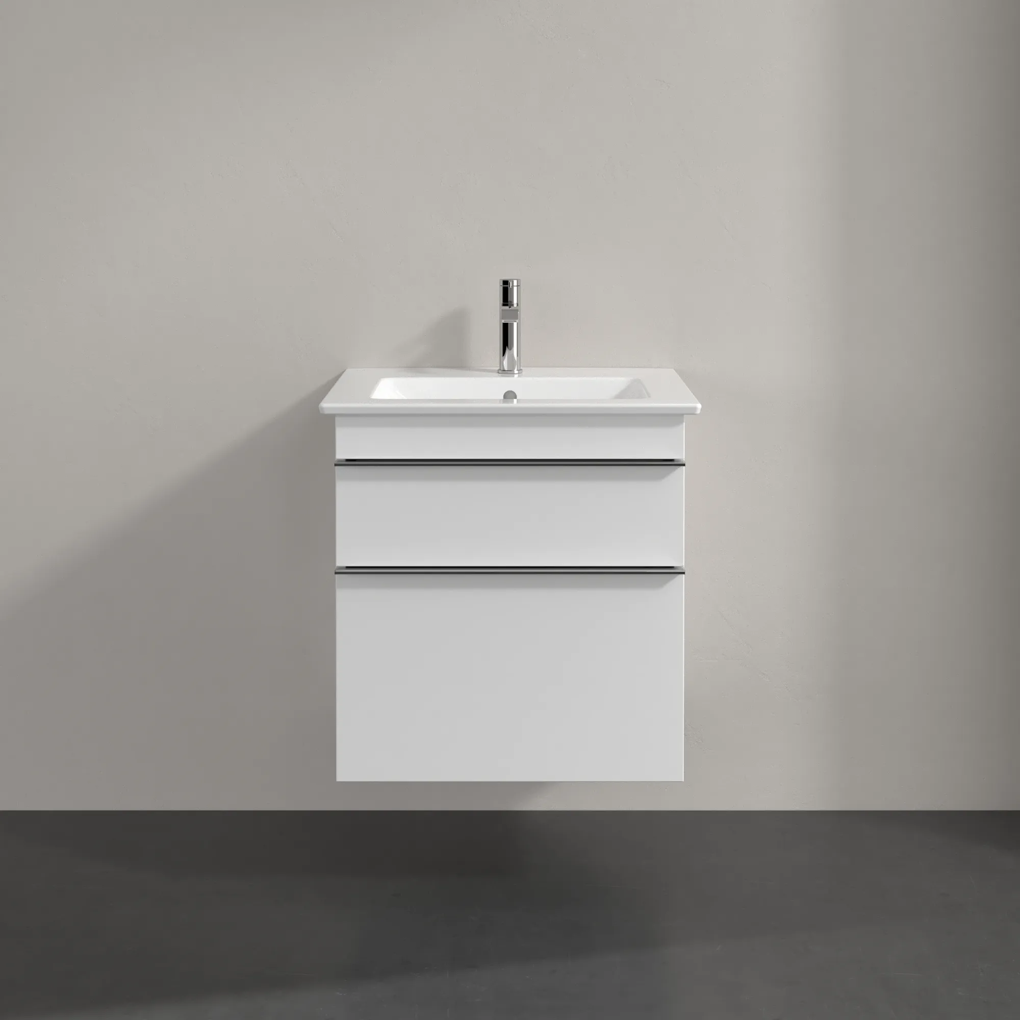 Villeroy & Boch Waschtischunterschrank „Venticello“ für Schrankwaschtisch 553 × 590 × 502 mm Glossy White, für Becken mittig