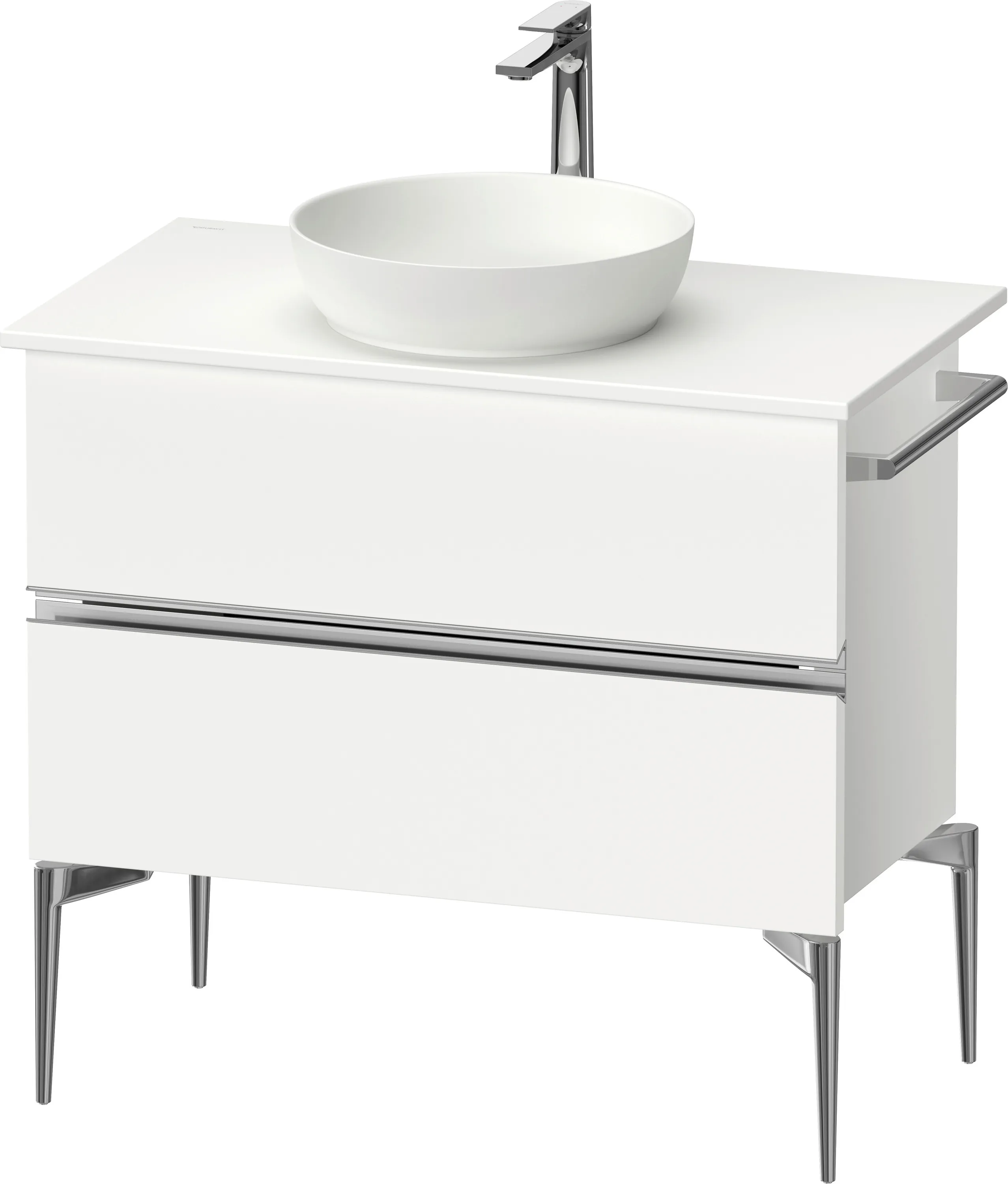 Duravit Waschtischunterschrank „Sivida“ 84,5 × 54,8 × 47,5 cm Weiß Matt Duravit Waschtischunterschrank „Sivida“ 84,5 × 54,8 × 47,5 cm Weiß Matt