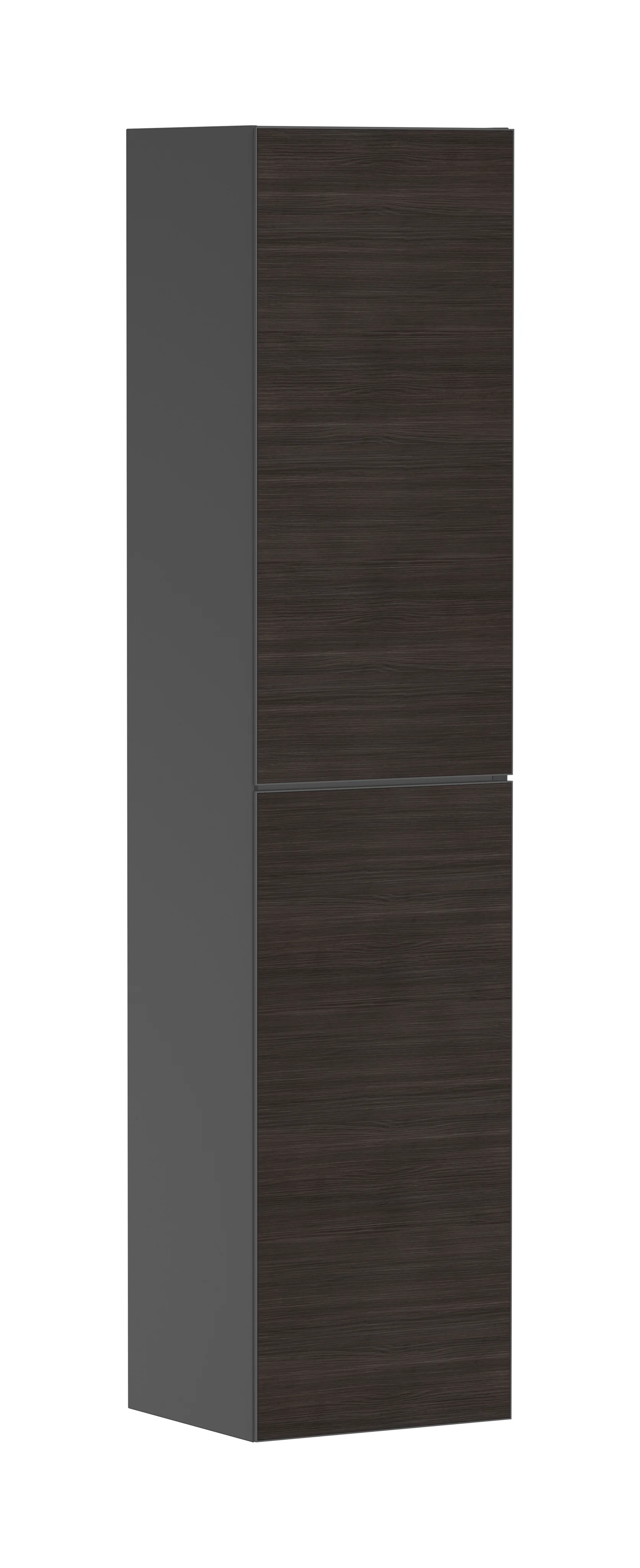 Hansgrohe Xevolos E Hochschrank Schiefergrau Matt, 400/360 mm, Türanschlag links, 2 Türen, PushOpen-Funktion, 4 verstellbare Glasböden Hansgrohe Xevolos E Hochschrank Schiefergrau Matt, 400/360 mm, Türanschlag links, 2 Türen, PushOpen-Funktion, 4 verstellbare Glasböden