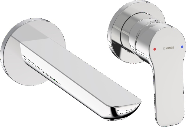 HansaBASIC Waschtischarmatur EHM FM-Set f. WT-Batt. HansaBASIC 5560 Ausladung 185 mm Chrom HansaBASIC Waschtischarmatur EHM FM-Set f. WT-Batt. HansaBASIC 5560 Ausladung 185 mm Chrom